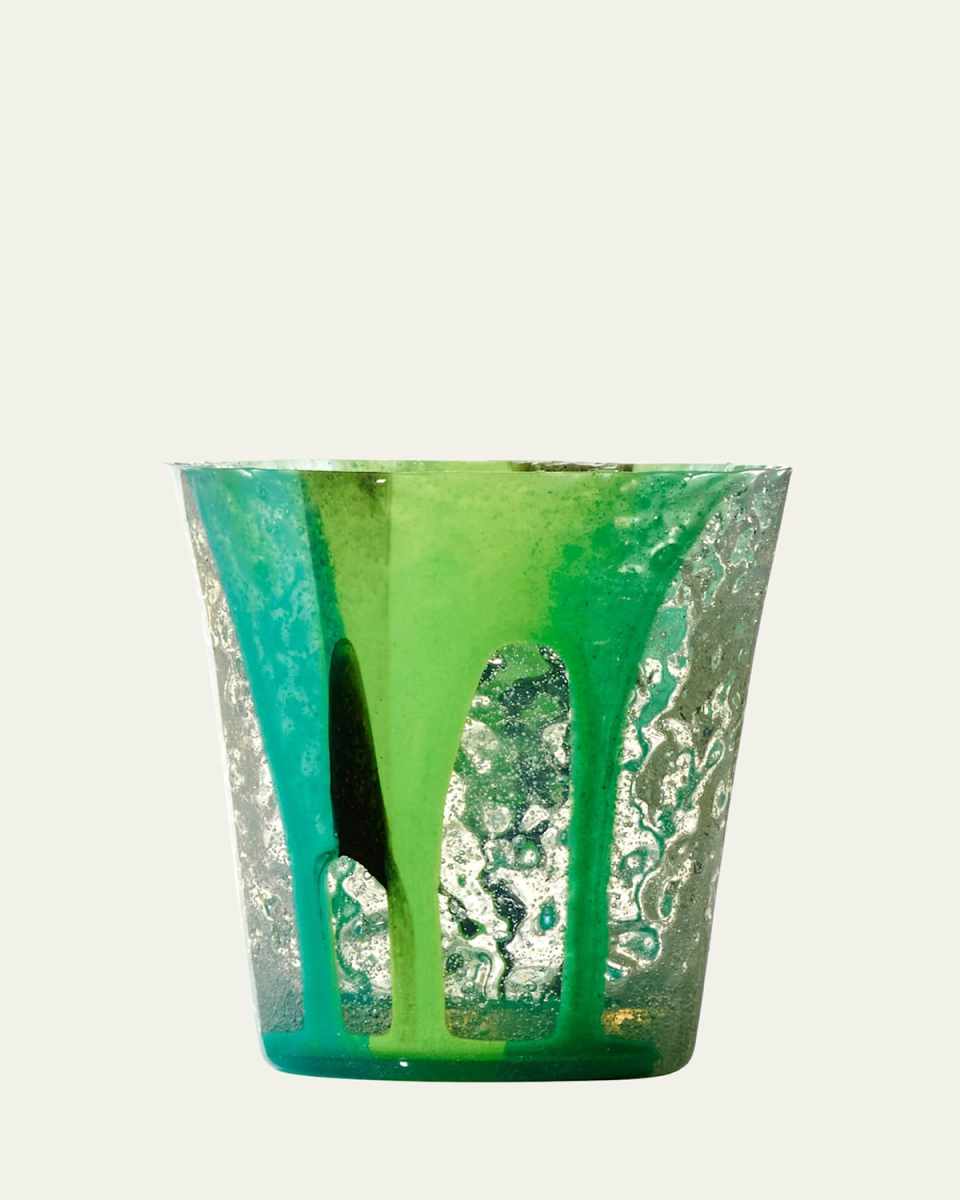 Murano Green Silicone Drinking Glass